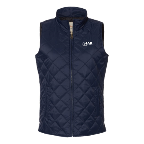 StarAutismSupport - Women's Vintage Diamond Quilted Vest