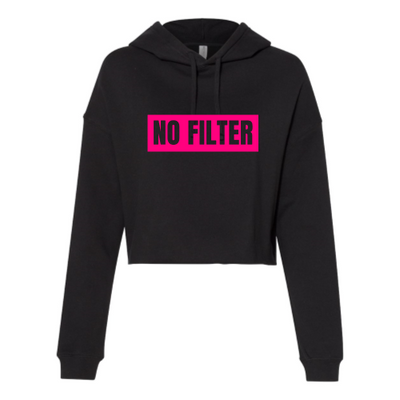 NoFilterCoffeeShop - Independent Trading - Women's Crop Hoodie