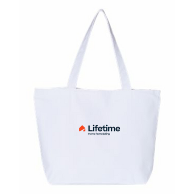 Lifetime - 24.5L Canvas Zippered Tote