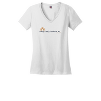 PristineSurgical District Made Ladies Perfect Weight V-Neck Tee