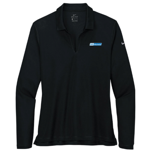 MEGlobalCorp - Nike Ladies Dri-FIT Long Sleeve Polo