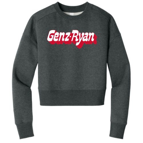 GenzRyan - District Women's Perfect Weight Fleece Cropped Crew
