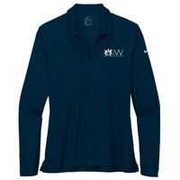 OGA - Nike Ladies Dri-FIT Micro Pique 2.0 Long Sleeve Polo - v4