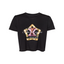 X Burlesque Ladies Flowy Cropped T Shirt