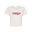 GenzRyan - Ladies' Flowy Cropped T-Shirt