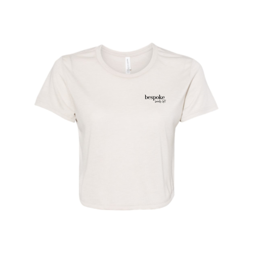 BespokeBeautyLoft - Ladies' Flowy Cropped T-Shirt