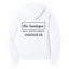 BoutiquexElDorado -Unisex Poly/Cotton Hooded Pullover Sweatshirt v3