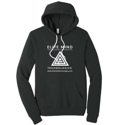 Elite Mind Technologies - Unisex Poly/Cotton Hooded Pullover Sweatshirt