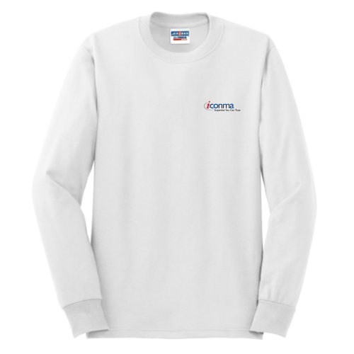 ICONMA - JERZEES Heavyweight Blend 50/50 Cotton/Poly Long Sleeve T-Shirt