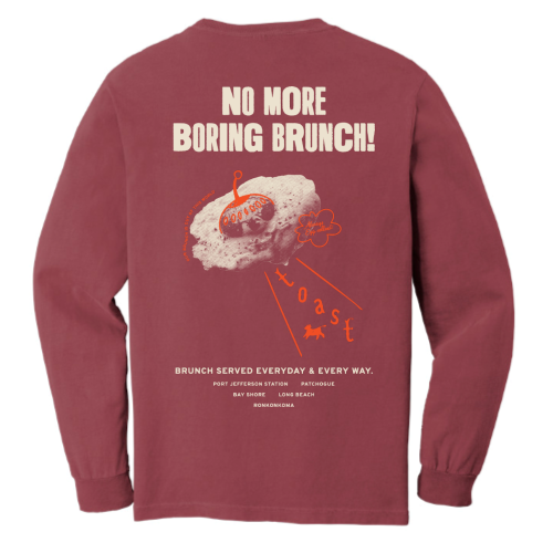 ToastCoffeeHouse - Long Sleeve Pocket T-Shirt - v2