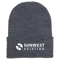 Sunwest Aviation - Cuffed Knit Beanie v1
