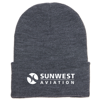 Sunwest Aviation - Cuffed Knit Beanie v1