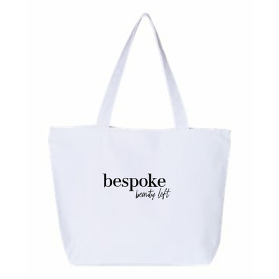 BespokeBeautyLoft - 24.5L Canvas Zippered Tote