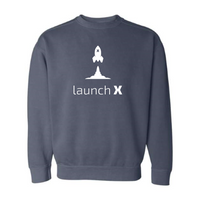 LaunchX - Comfort Colors Pigment-Dyed Crewneck Sweatshirt