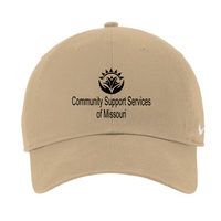 CSSMO - Nike Heritage Cotton Twill Cap - Khaki / White