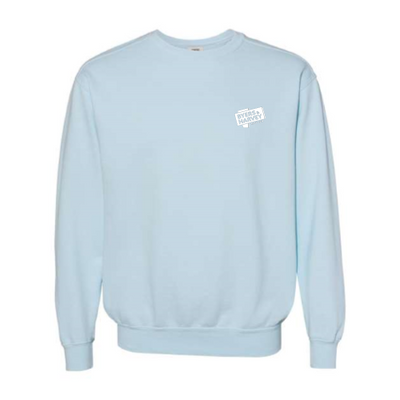 ByersandHarvey - Embroidered Comfort Colors Pigment-Dyed Crewneck Sweatshirt v1