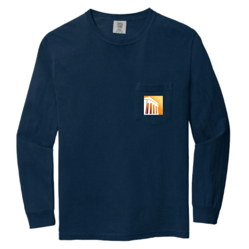 LMATeamStore - Long Sleeve Pocket T-Shirt - True Navy