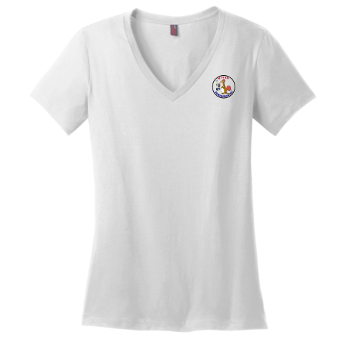 W7HEN - District Made Ladies Perfect Weight V-Neck Tee v1
