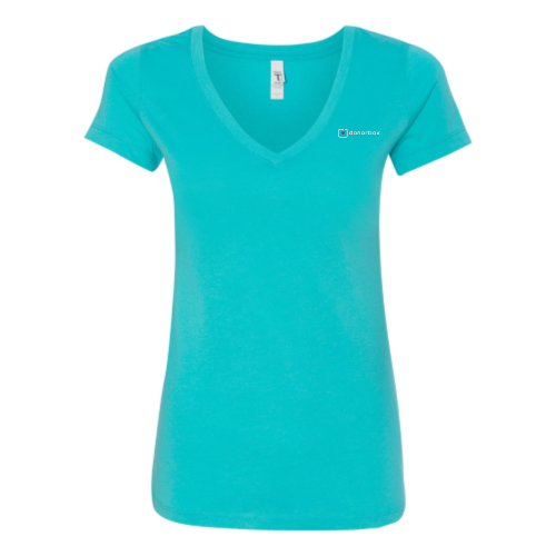 Donorbox - Next Level Women's V-Neck
