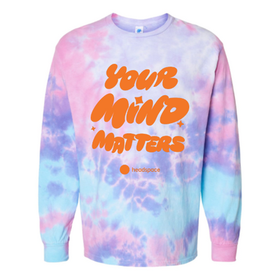 Headspace - Tie-Dyed Long Sleeve T-Shirt Eternity - v2