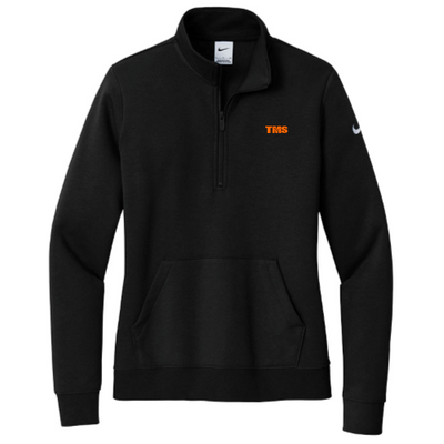 TMS - Nike Women's Club Fleece Sleeve Swoosh 1/2-Zip