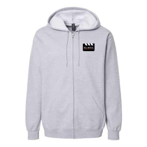 Reel Medical Consulting - Gildan Softstyle Full-Zip Hooded Sweatshirt v1