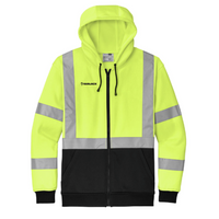 SLConstruction - CornerStone A107 Class 3 Heavy-Duty Fleece Full-Zip Hoodie