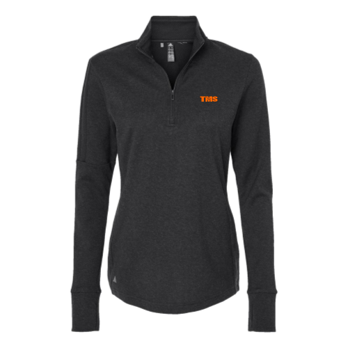 TMS - Women's 3-Stripes Quarter-Zip Sweater