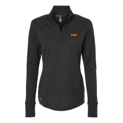 TMS - Women's 3-Stripes Quarter-Zip Sweater