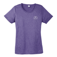 AllSaintsofNorthAmerica - Sport-Tek Ladies Heather Contender Scoop Neck Tee