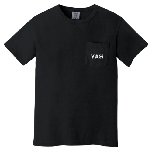 Dark Black - YAH Pocket Tee