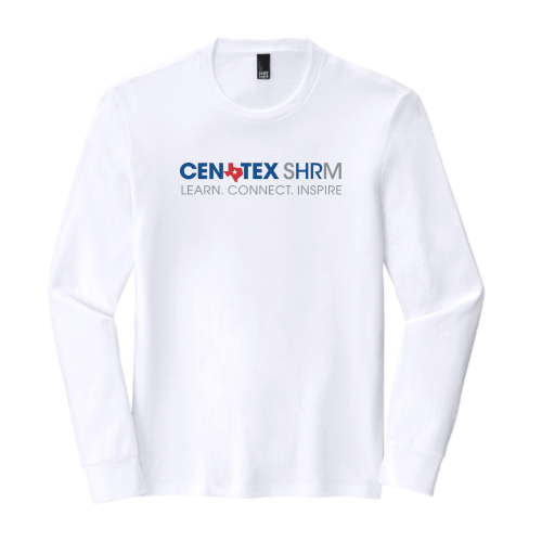 CentexSHRM - District Made Mens Perfect Tri Long Sleeve Crew Tee v1