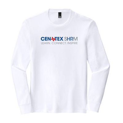 CentexSHRM - District Made Mens Perfect Tri Long Sleeve Crew Tee v1