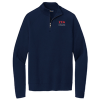 ZFA - Brooks Brothers Cotton Stretch 1/4-Zip Sweater - v1