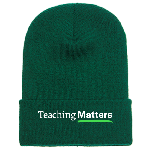TeachingMatters - Adult Cuffed Knit Beanie