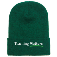 TeachingMatters - Adult Cuffed Knit Beanie