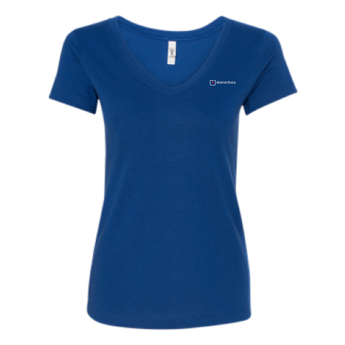 Donorbox - Next Level Women's V-Neck