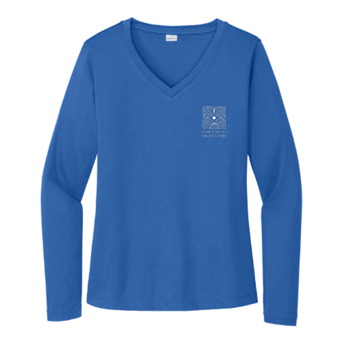 PremierEyeCareGroup - Sport-Tek Ladies Long Sleeve V Neck Competitor Tee v2