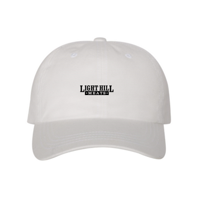 LightHillMeats - YP Classics - Dad Hat - White