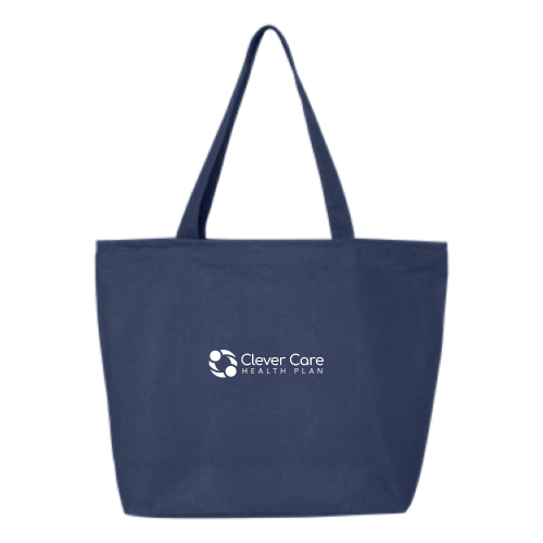 Clever Care Health Plan - 24.5L Canvas Zippered Tote