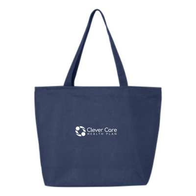 Clever Care Health Plan - 24.5L Canvas Zippered Tote