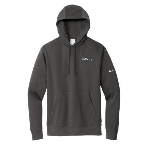 Servos.io -Nike Club Fleece Sleeve Swoosh Pullover Hoodie