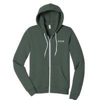 CCIG - Unisex Sponge Fleece Full-Zip Hooded Sweatshirt