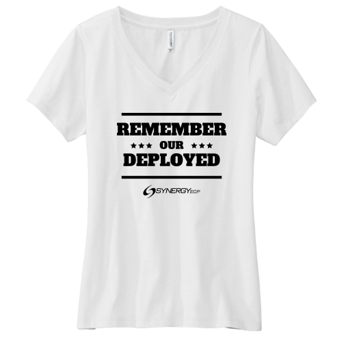 SynergyECP - Volunteer Knitwear Women's Daily V-Neck Tee USA-Made - v6
