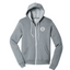 FerrisCoffee - Unisex Sponge Fleece Full-Zip Hooded Sweatshirt - 100 Year Badge Left Chest