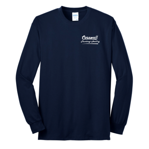 Cornwall Plumbing & Heating -  Port & Company Tall Long Sleeve 50/50 Cotton/Poly T-Shirt