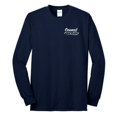 Cornwall Plumbing & Heating -  Port & Company Tall Long Sleeve 50/50 Cotton/Poly T-Shirt