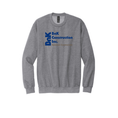 BnKConstruction - Gildan - Adult Softstyle Fleece Crew Sweatshirt
