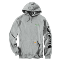 Twins Lawn Service - Carhartt Midweight Hooded Logo Sweatshirt