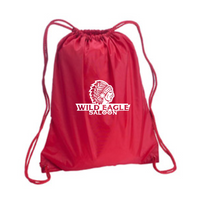 WildEagleSaloon - Large Drawstring Backpack